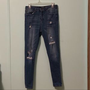 WAX Los Angeles - rippes skinny jeans